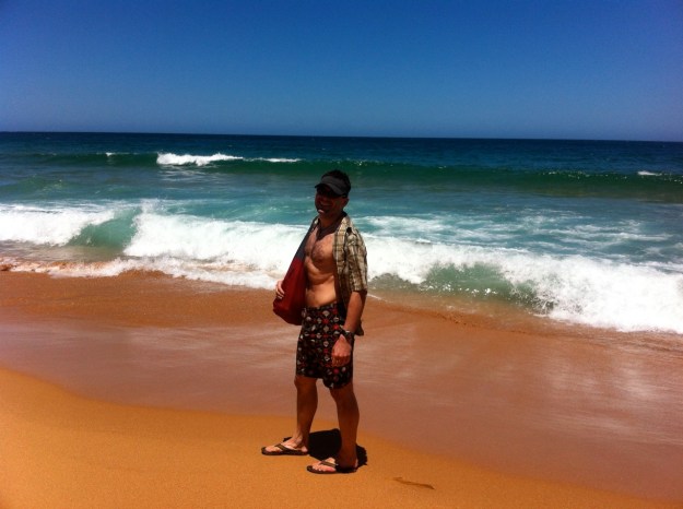 On the other side of the Pacific.