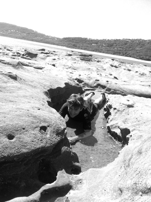 Solar powered hot tub.