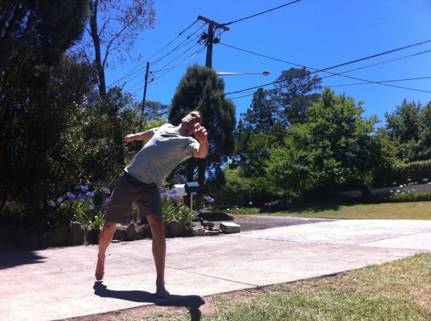In American baseball you "pitch," in cricket- you "bowl"- the difference is signficant.