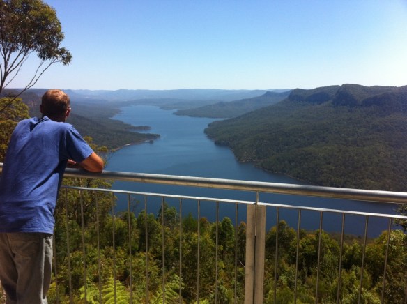On the way down from the Blue Mountains.