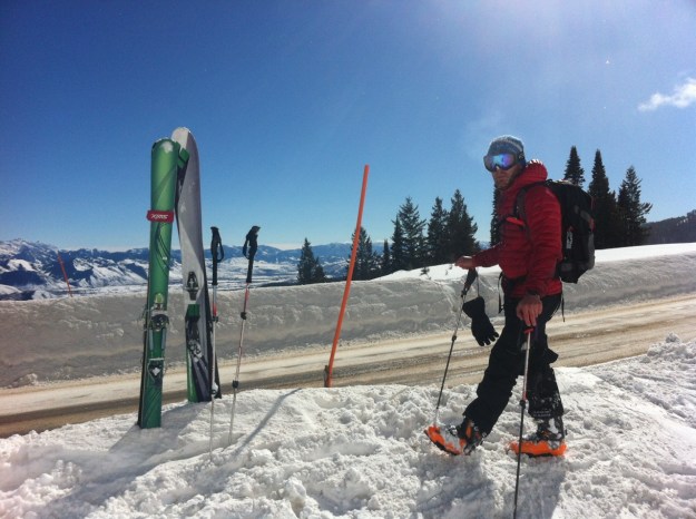 "No officer, we are not hitch-hiking."