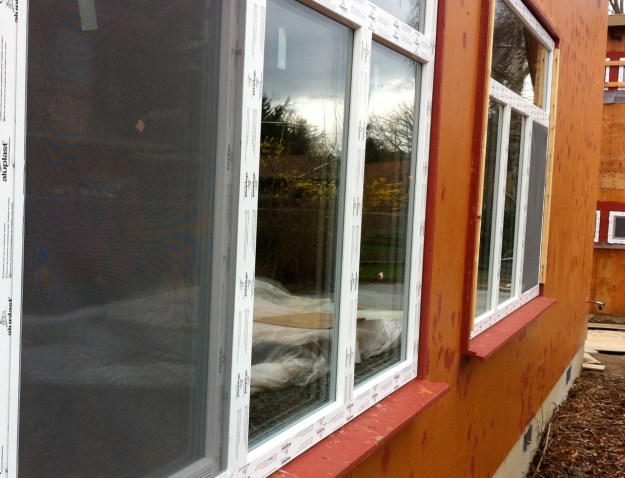 The first Zola uPVC windows installed in the US, as of Thursday...