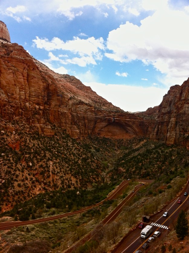 Amazing views from the belay...