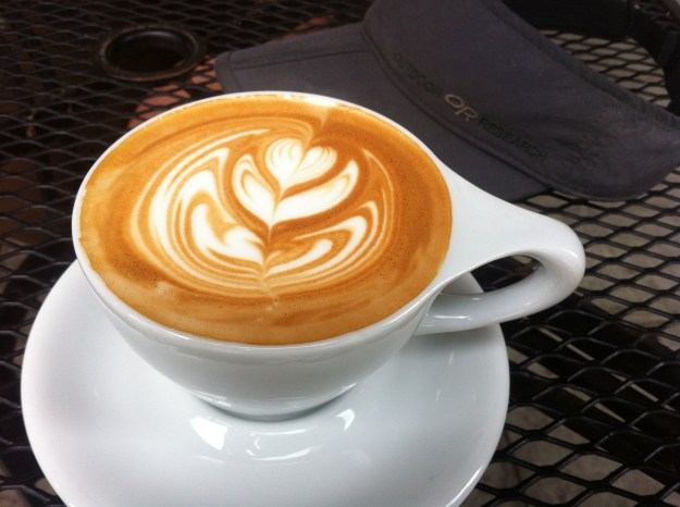 Many cups of coffee.