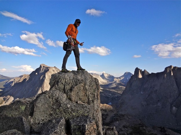 Pingora summit, NE Buttress