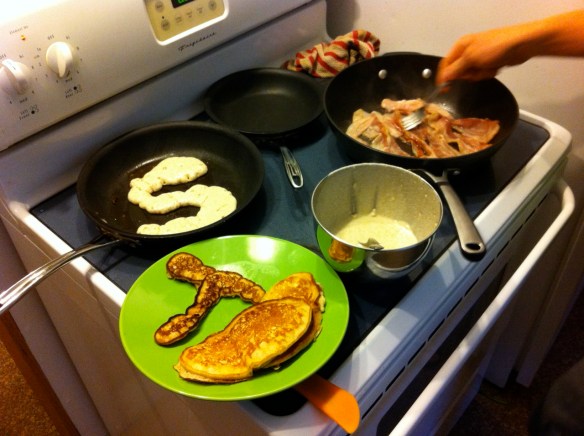 Epic birthday breakfast- thanks Paul.