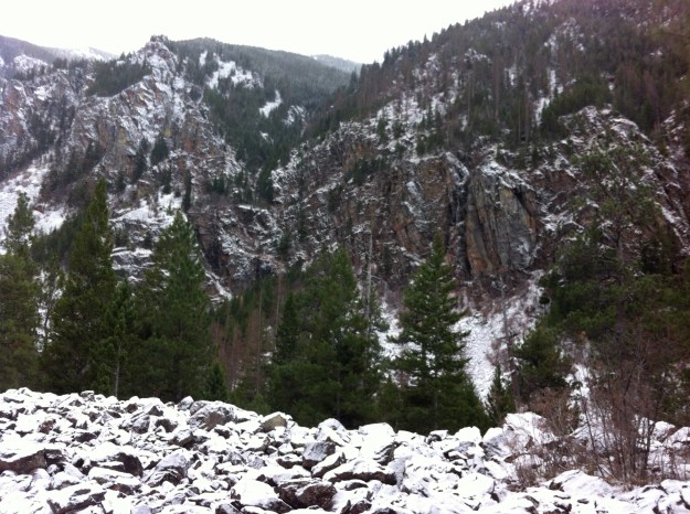 The first good look. Graineater should be center right. Not much there yet.