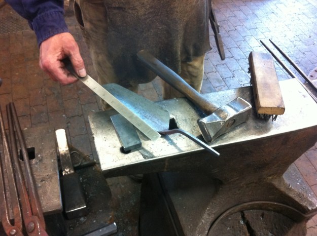 We each turned the small block on the left into the garden trowel on the right. 