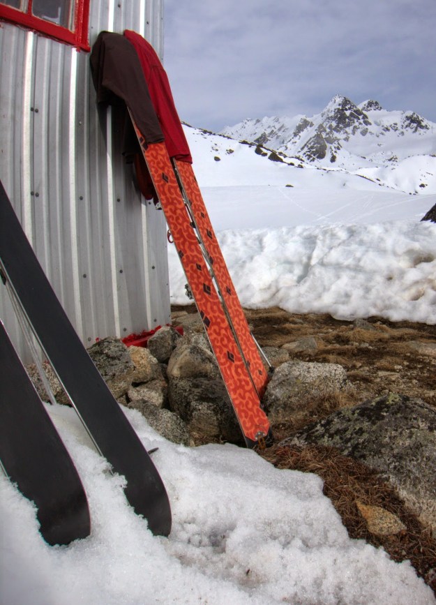 gear drying, ski mountaineering, bomber traverse, talkeetna mountains