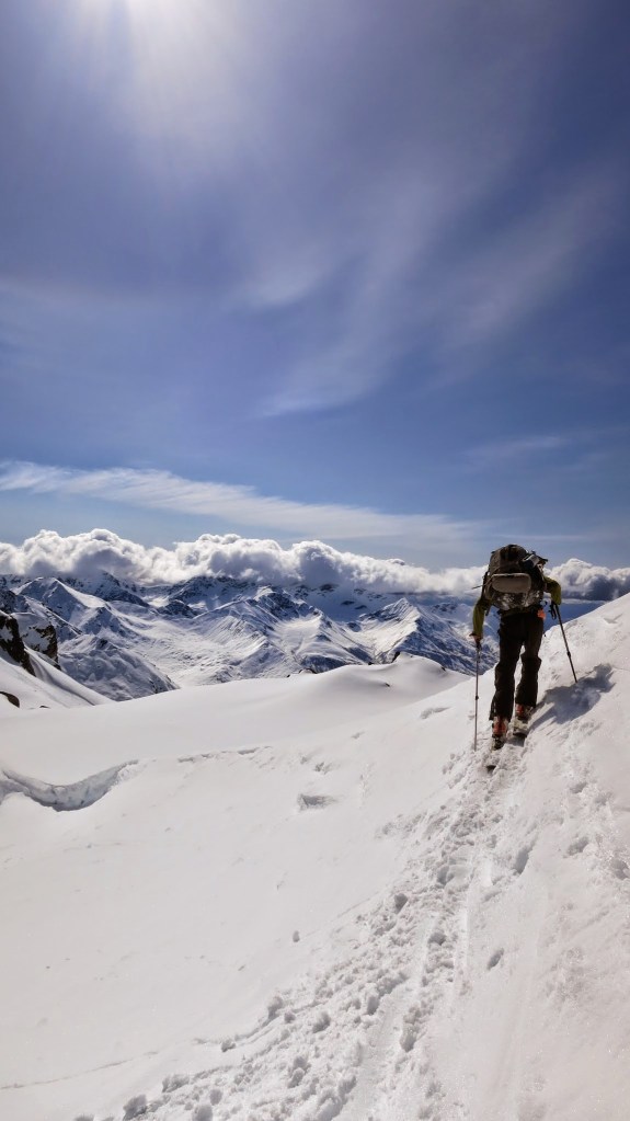 archangel creek, talkeetna mountains, bomber traverse