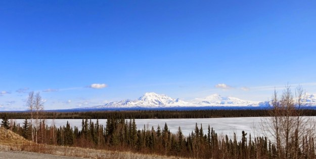 Mt Wrangell, from the Richardson Highway.