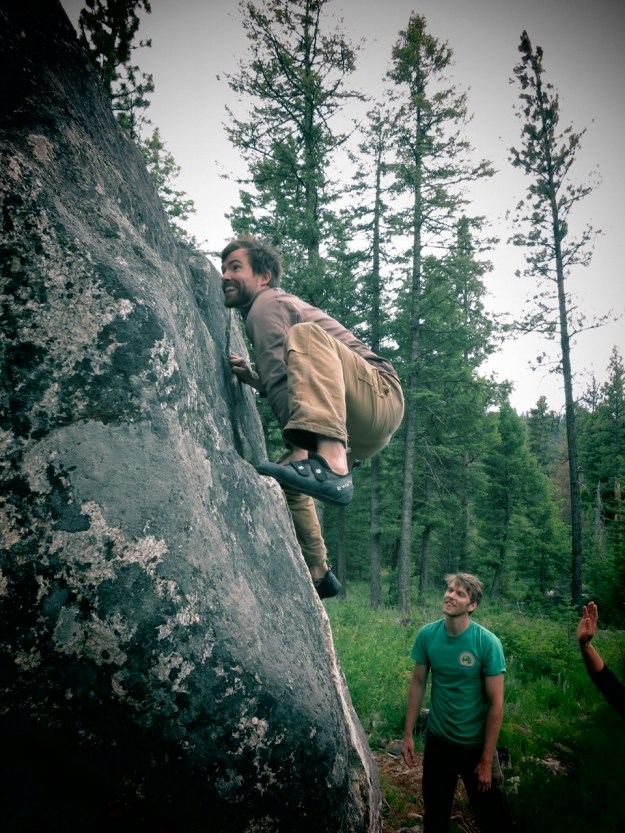 Jack gets the high step.