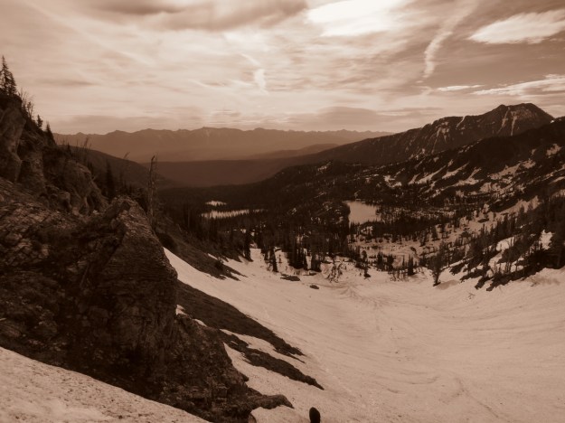 Descending into heat.