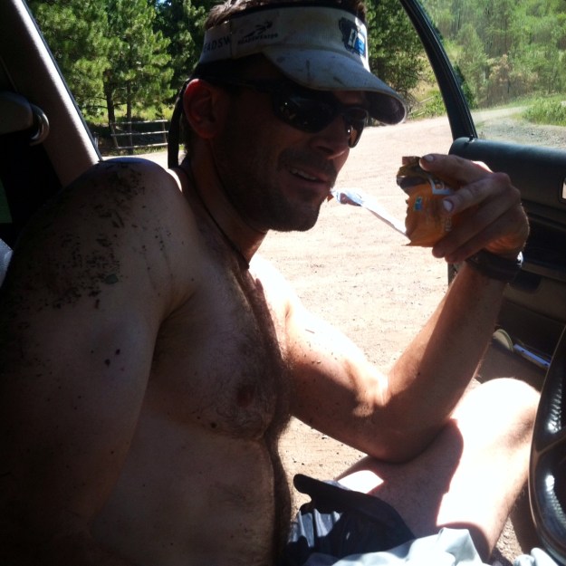 After the hardest bonk ever, in any sport.