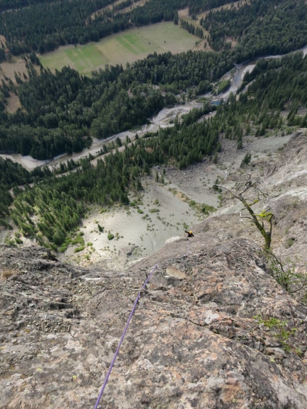 Getting a taste of the big air.