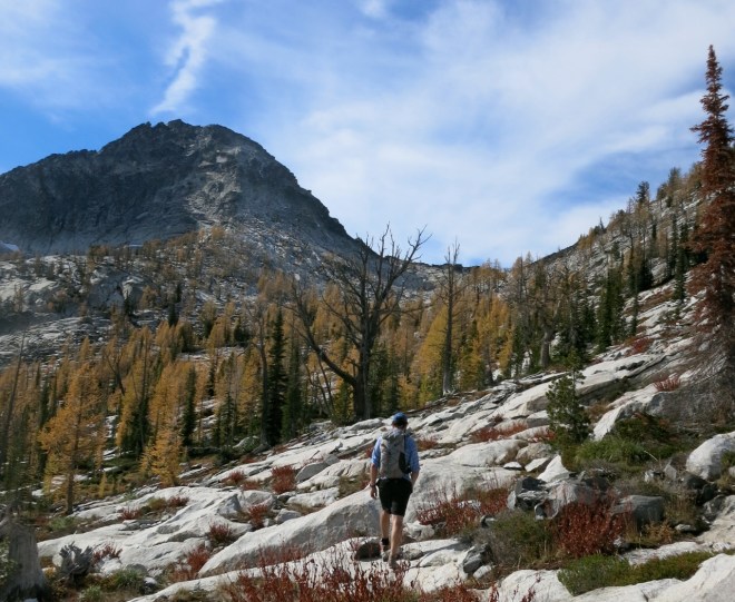 Canyon Peak basin in fall. Worth the hike.