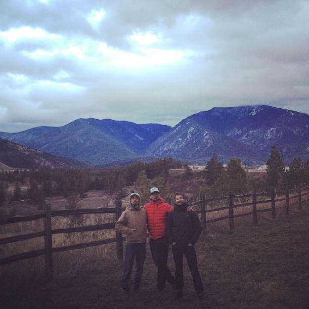 friends, sky, landscape, montana