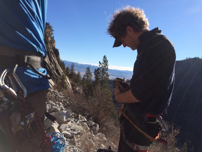 It's never bad to climb with Michael. 