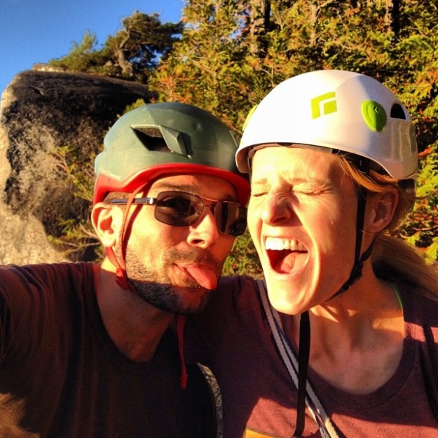 The best birthday present? Perfect weather in Squamish with this lady.