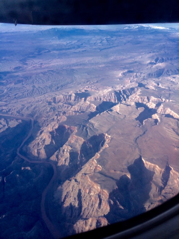 grand canyon, alaska air, ski crested butte