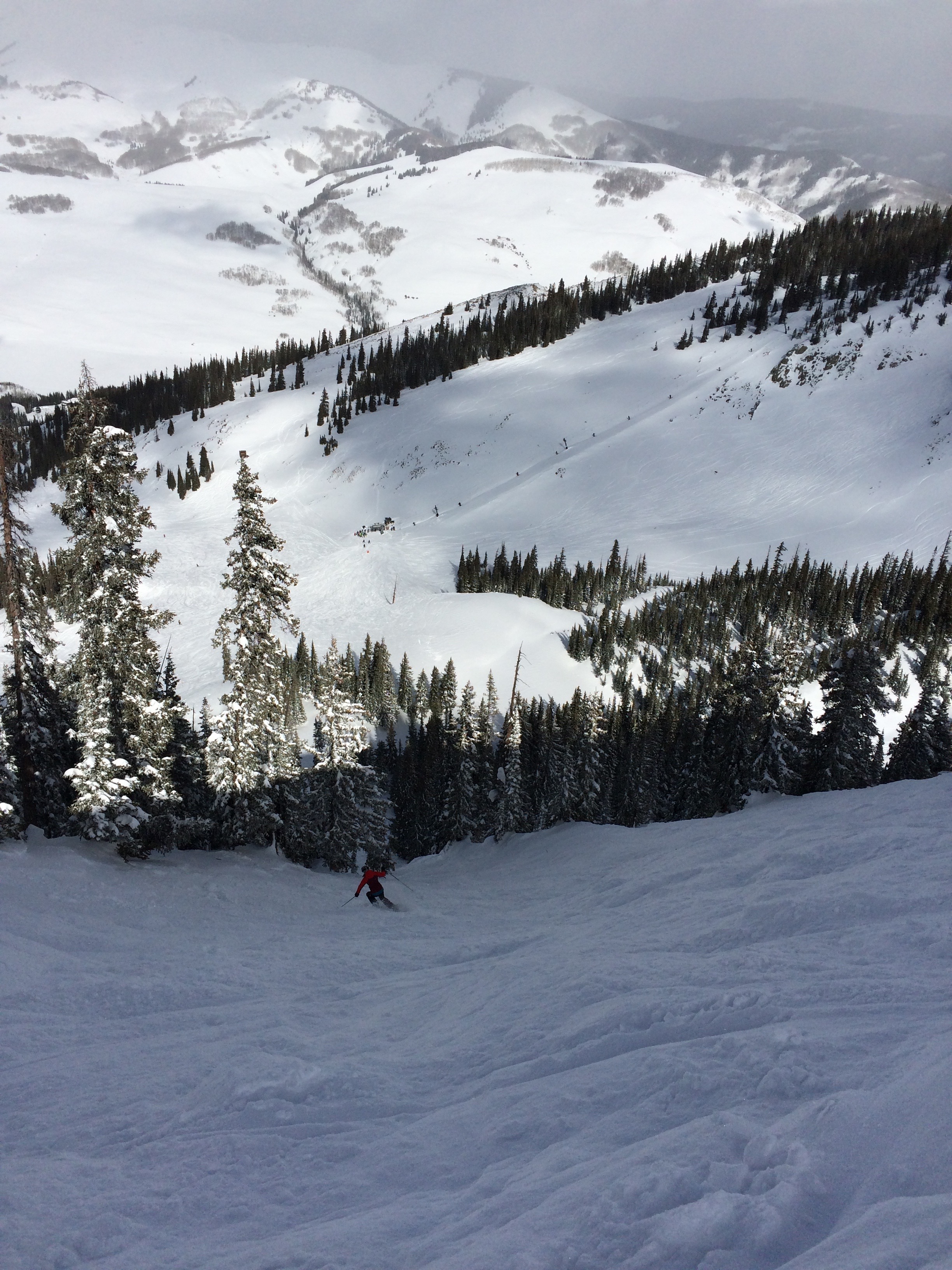 alaska air, crested butte, steep and deep, Big Chute