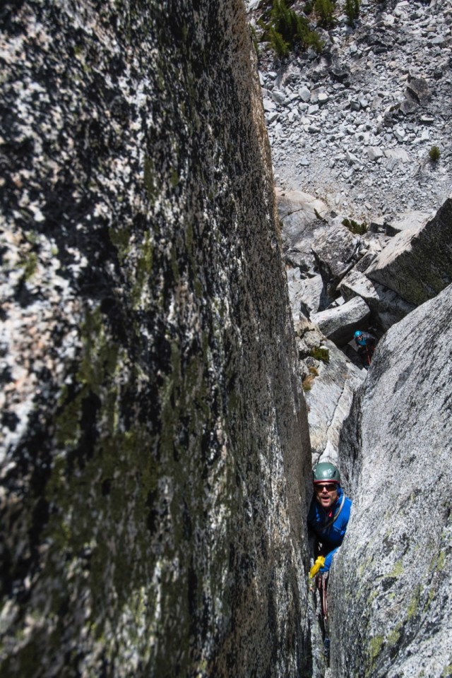 ben boldt photography, rock climbing, squeeze chimney, bergner-stanley, prusik peak, enchantments