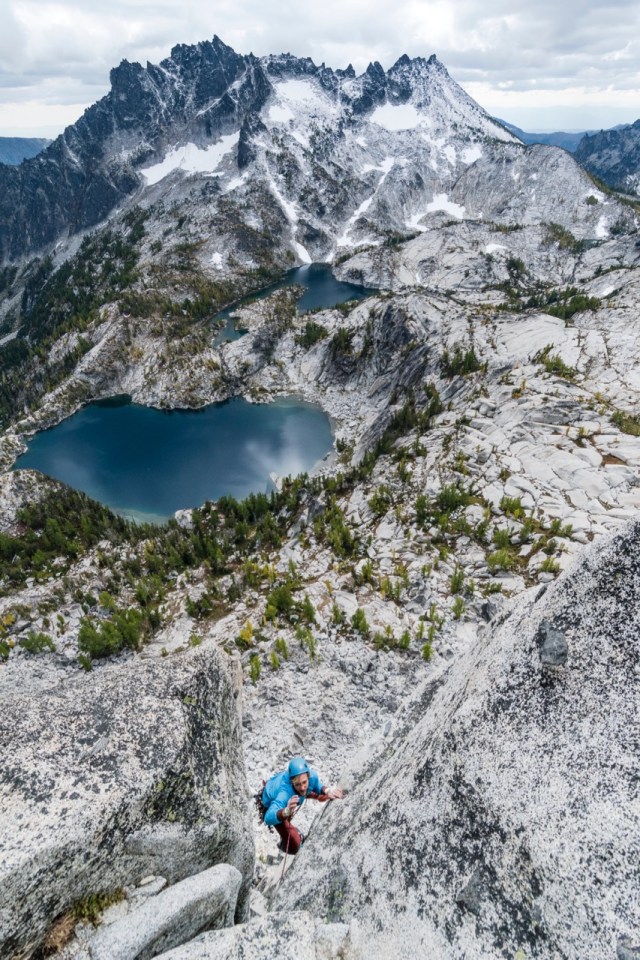 ben boldt photography, rock climbing, squeeze chimney, bergner-stanley, prusik peak, enchantments